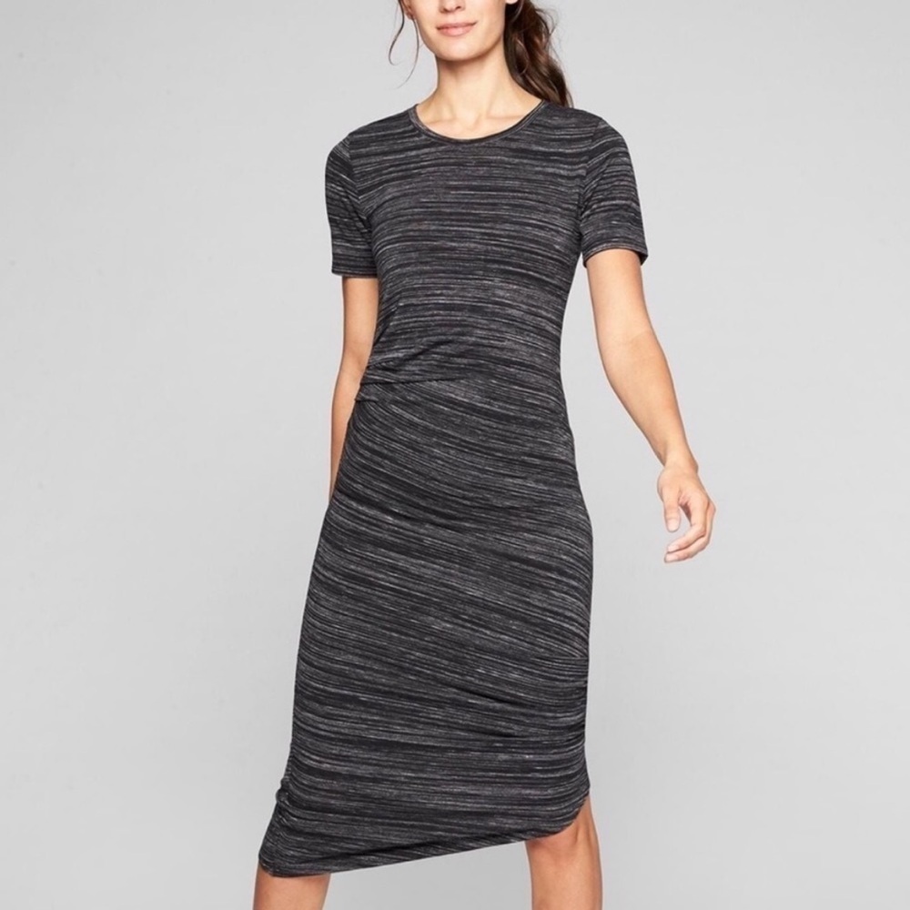Athleta Downtown Ruched Midi Dress - XS